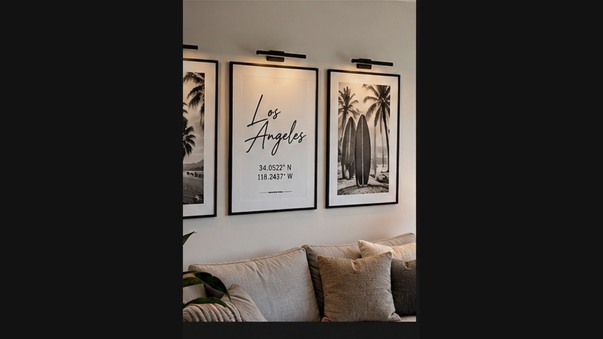 Picture and mirror hanging
